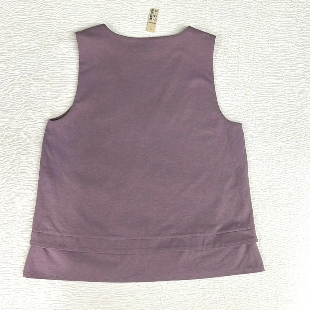 Madewell Purple Sleeveless Tank Top - Picture 5 of 6